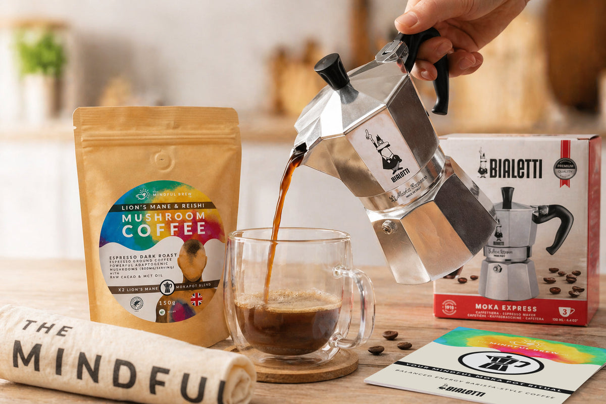 The Ritual of the Stovetop: Why We Built a Mushroom Coffee Blend Just for the Moka Pot