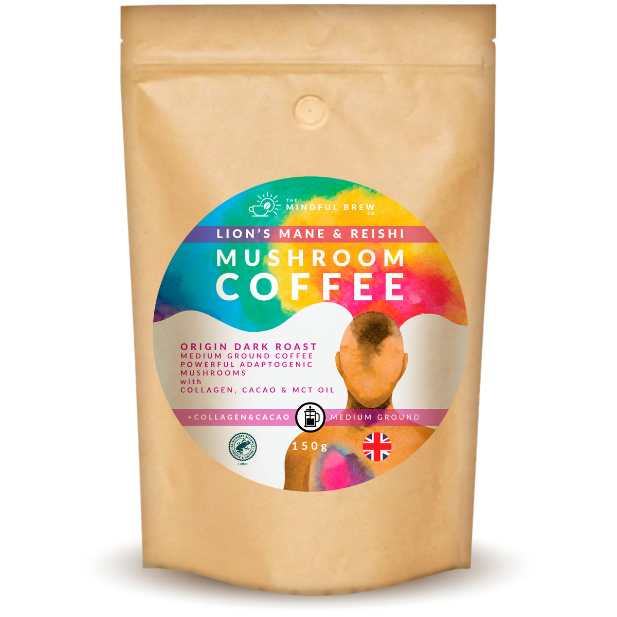 Mindful Mushroom Coffee - Origin - Dark Roast 